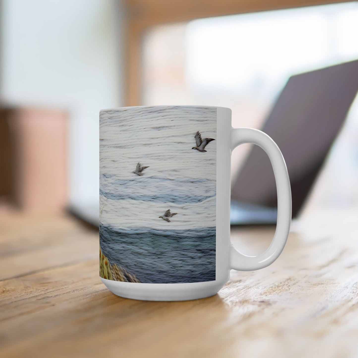 Artistic Mug - Felted Lighthouse 4