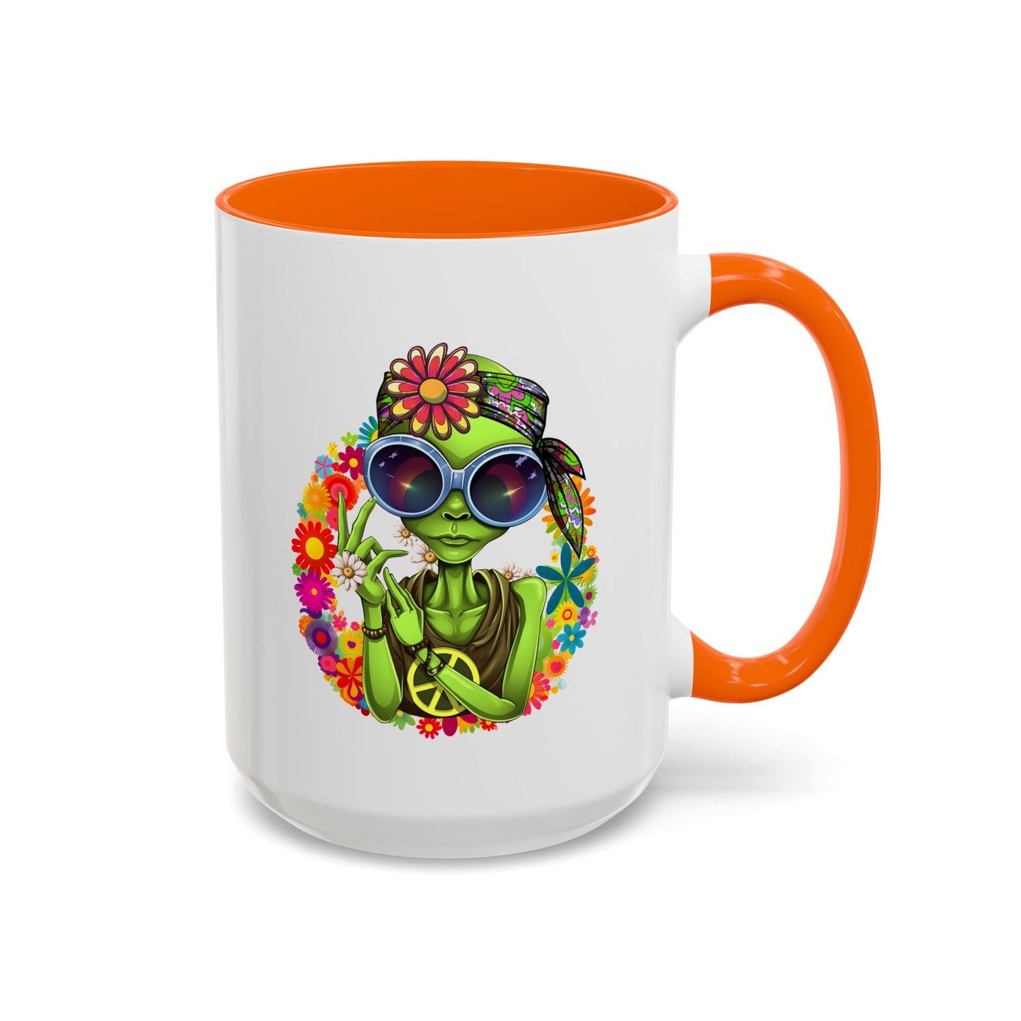 Alien Mug - Peace Hippy Alien
