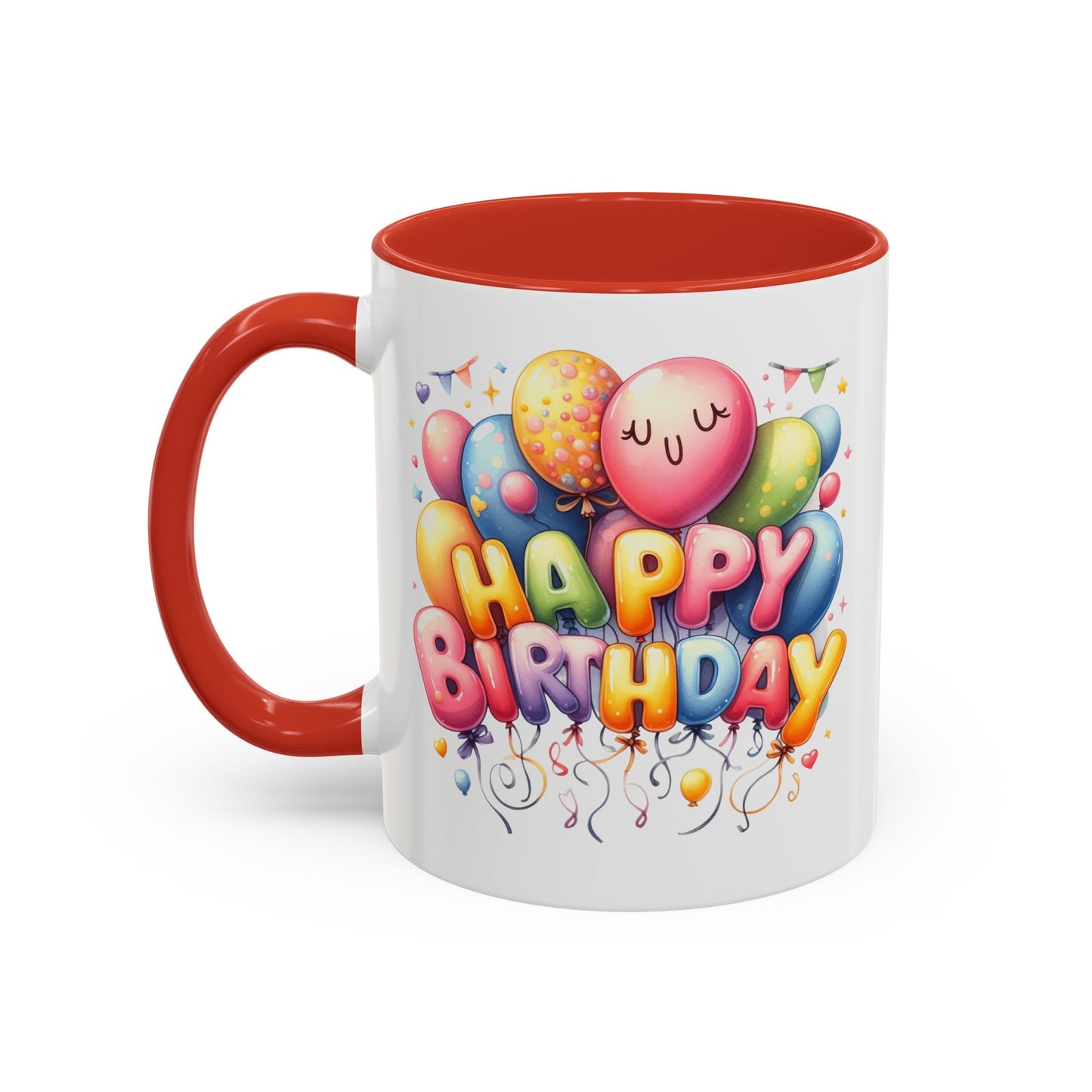 Birthday Mug - Happy Birthday Cute Balloon