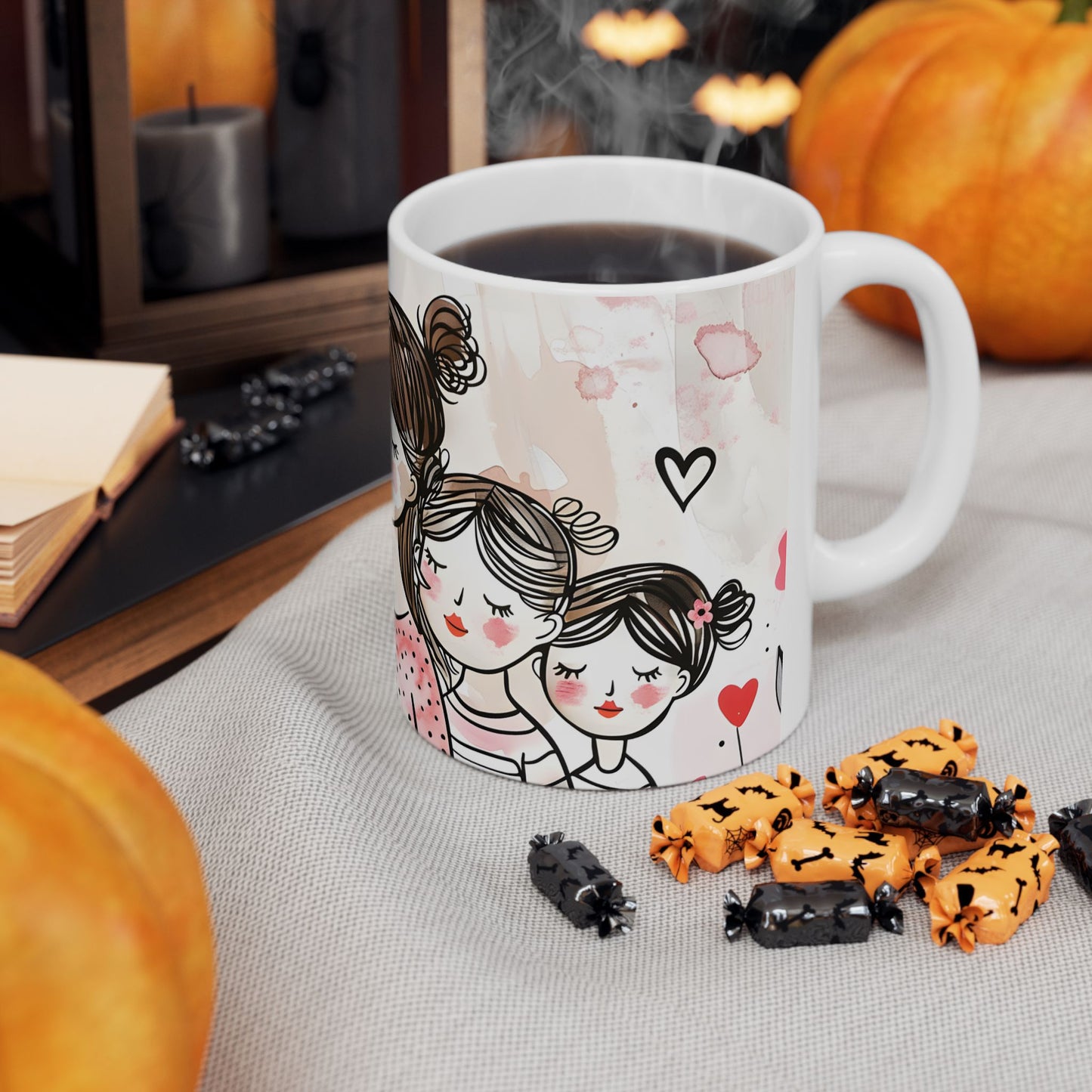 Mother's Day Mug - Mom & Daughters