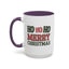 Christmas Mug - Ho Ho Ho Merry Christmas Green & Red Text