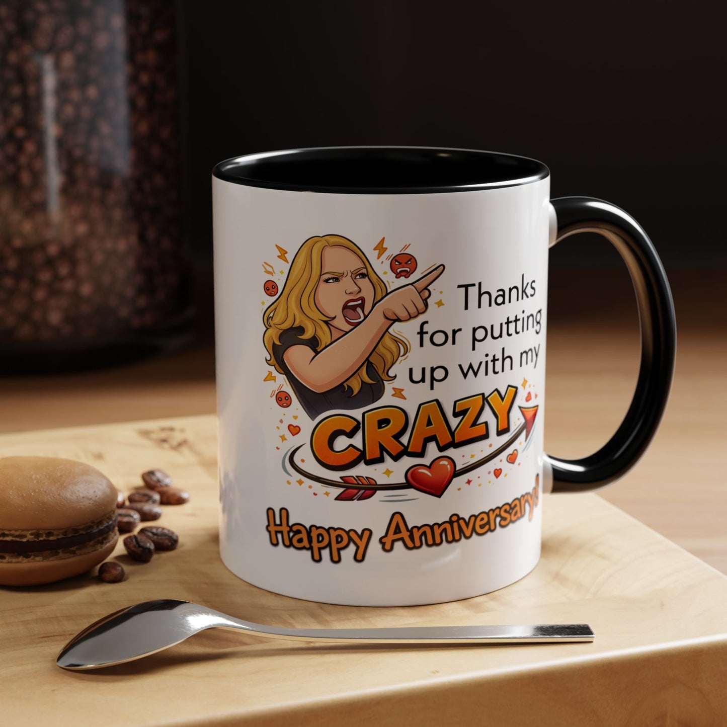 Anniversary Mug - Thanks For Putting Up