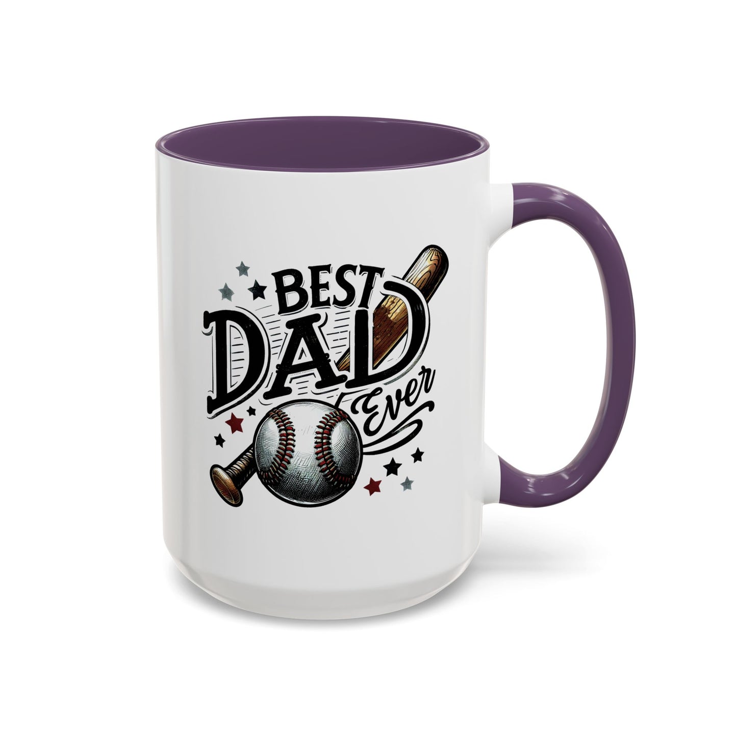 Father's Day Mug - Best Dad Ever Baseball