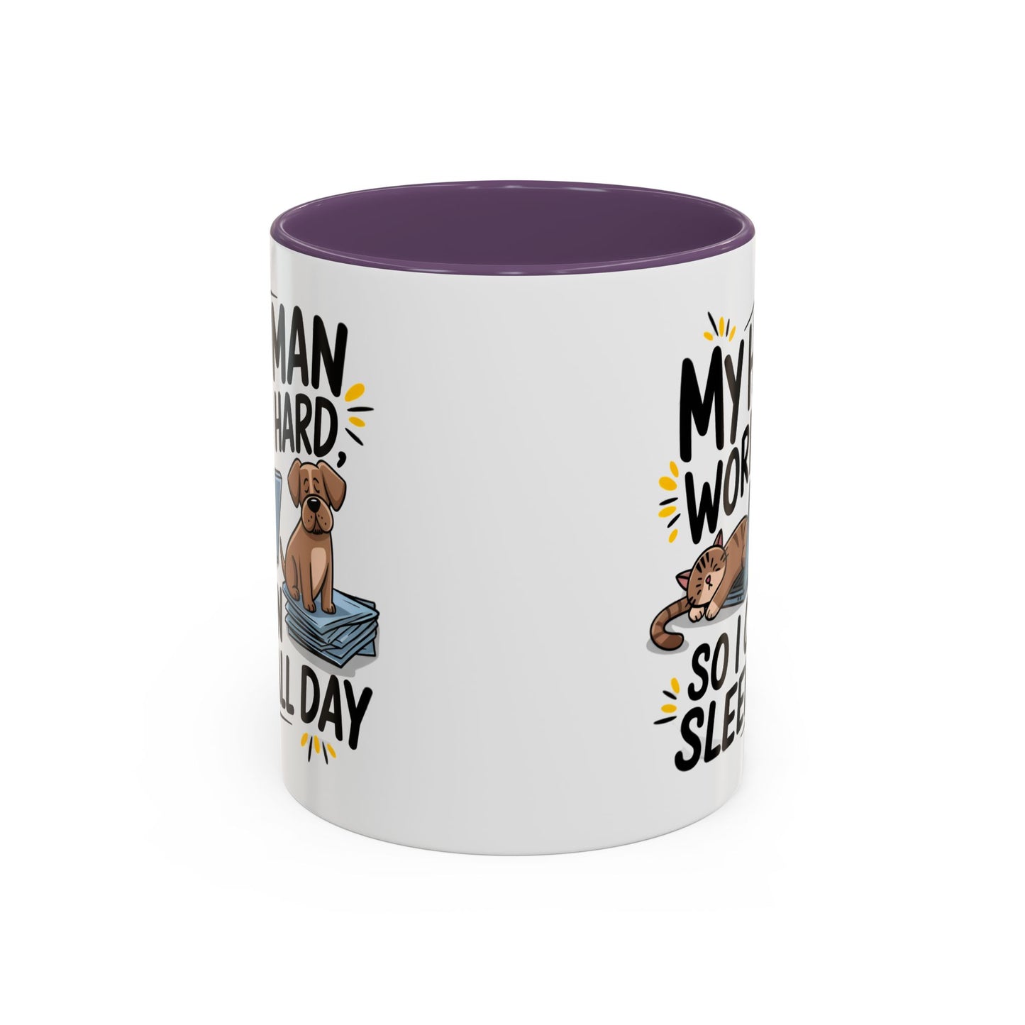 Animal Mug - My Human Works Hard