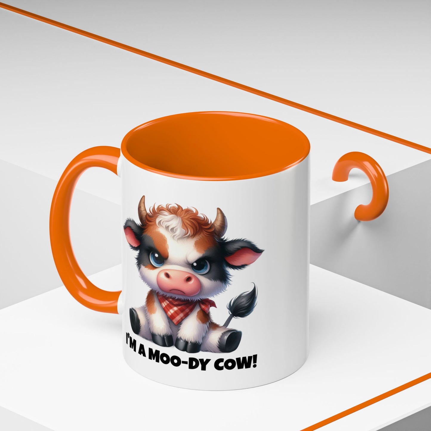Humor Mug - I'm a Moody Cow