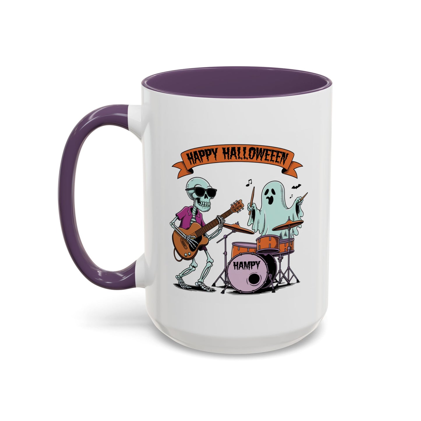 Halloween Mug - Skeleton & Ghost Band