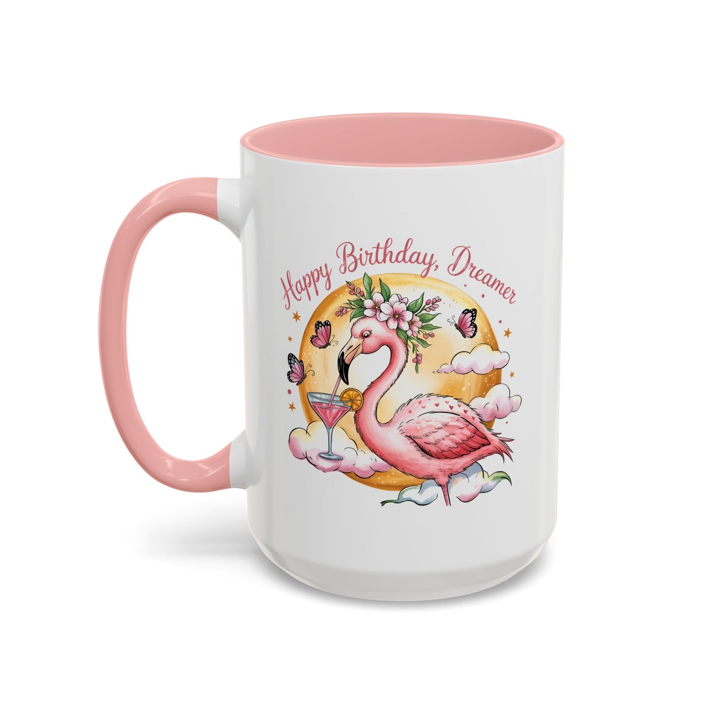 Birthday Mug - Pink Flamingo