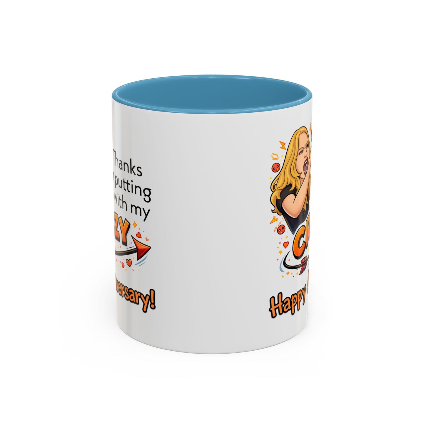 Anniversary Mug - Thanks For Putting Up