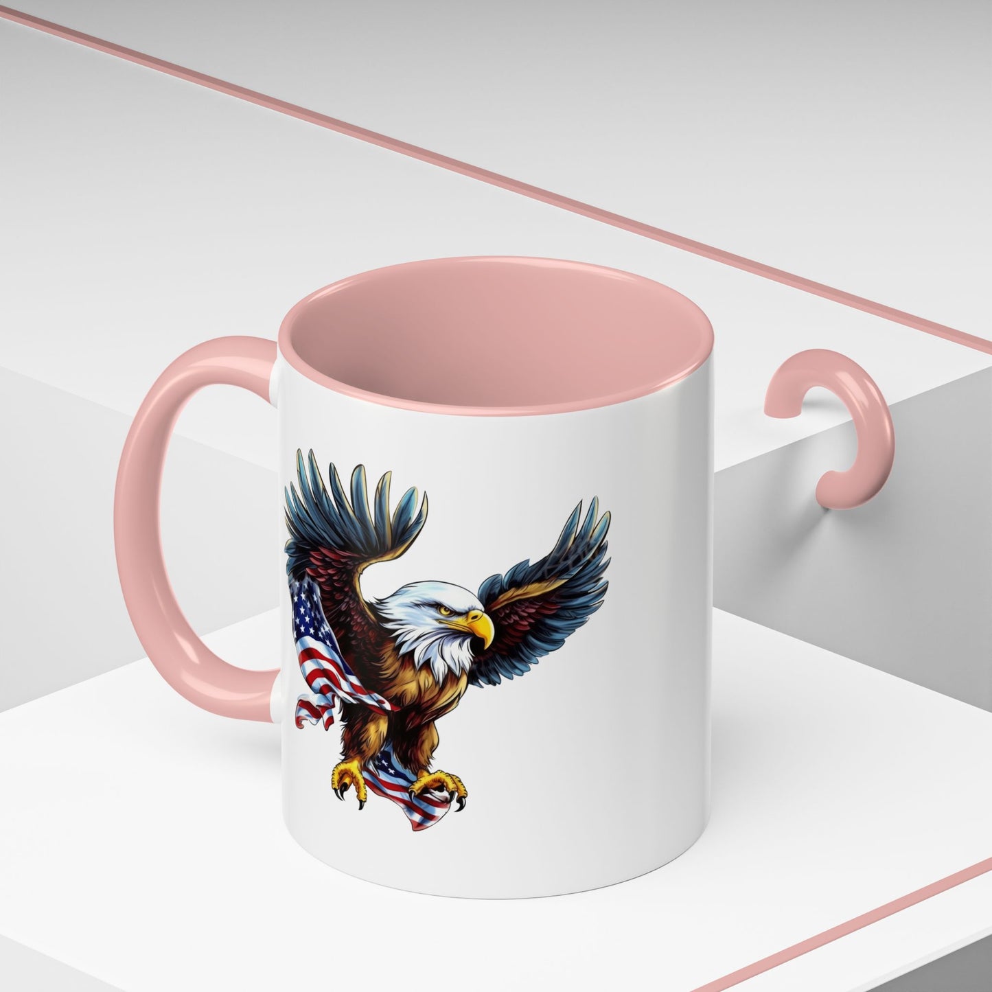4th of July Mug - American Bald Eagle Flag 7
