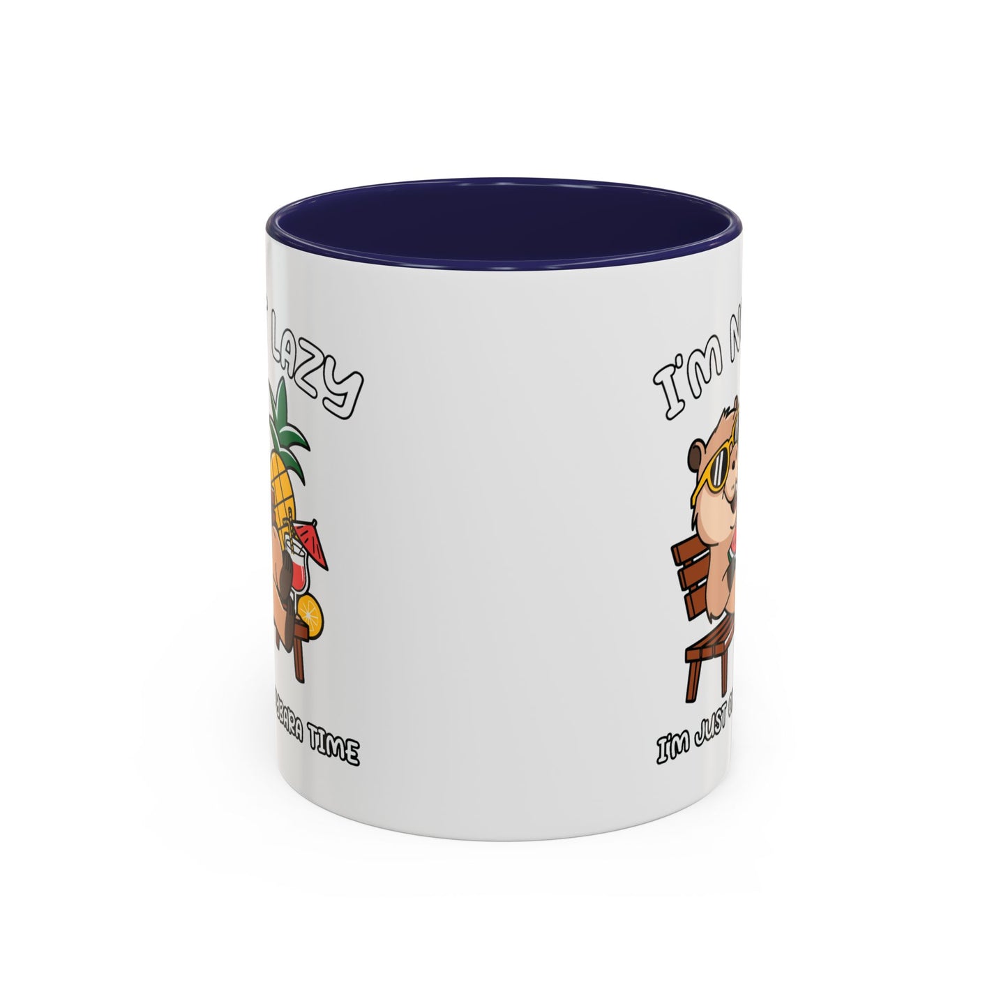 Humor Mug - I'm Not Lazy Capybara