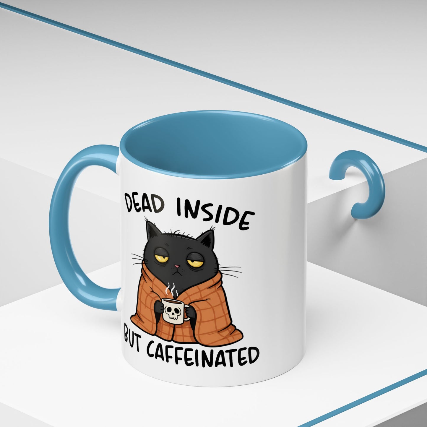 Animal Mug - Dead Inside But Caffeinated