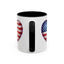4th of July Mug - Heart American Flag