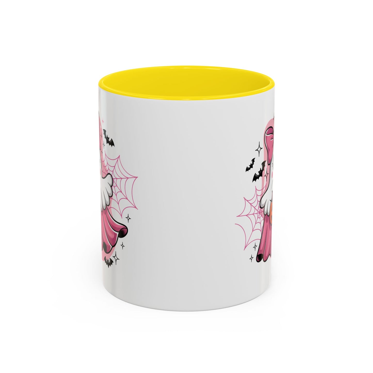 Halloween Mug - Ghost With Pink Bow