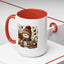 Christmas Mug - Snowman with Christmas Decorations