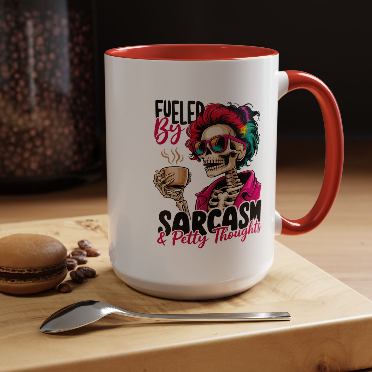 Humor Mug - Fueled by Sarcasm & Petty Thoughts