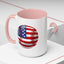 4th of July Mug - Baseball American Flag