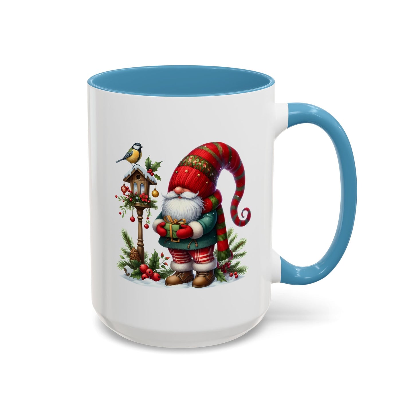 Christmas Mug - Gnome and Birdhouse