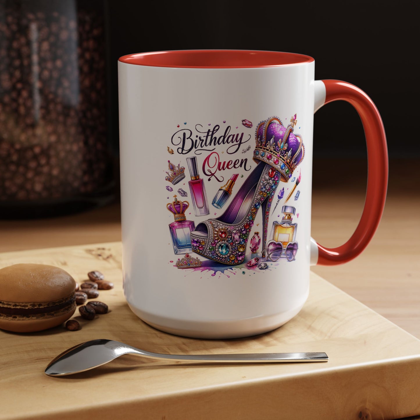 Birthday Mug - Birthday Queen Glitter