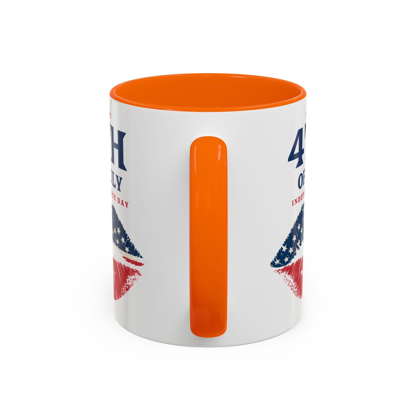 4th of July Mug - Happy 4th of July Flag Lips