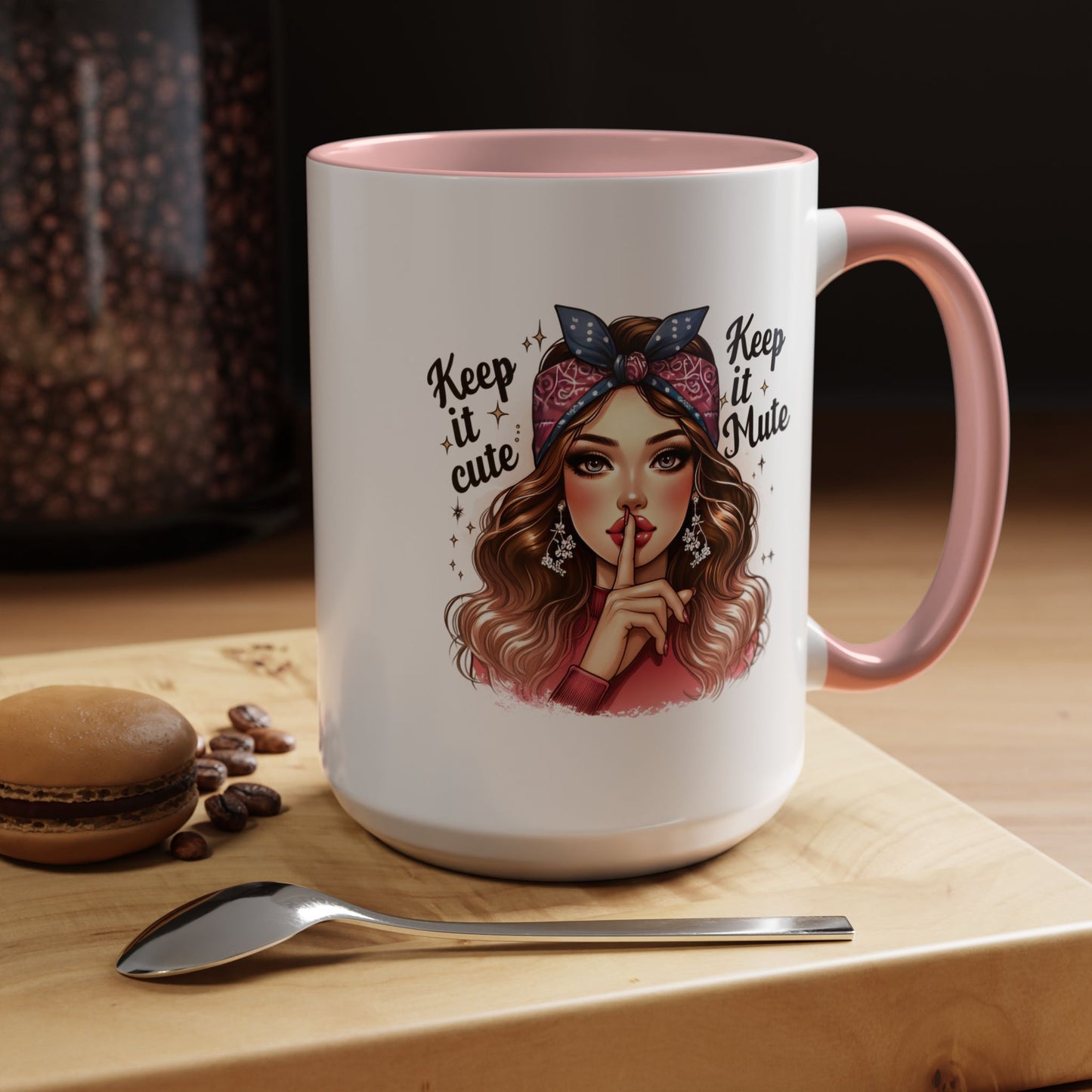 Humor Mug - Keep It Cute Keep It Mute