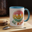Motivation Mug - Retro Smiley Face Be Kind