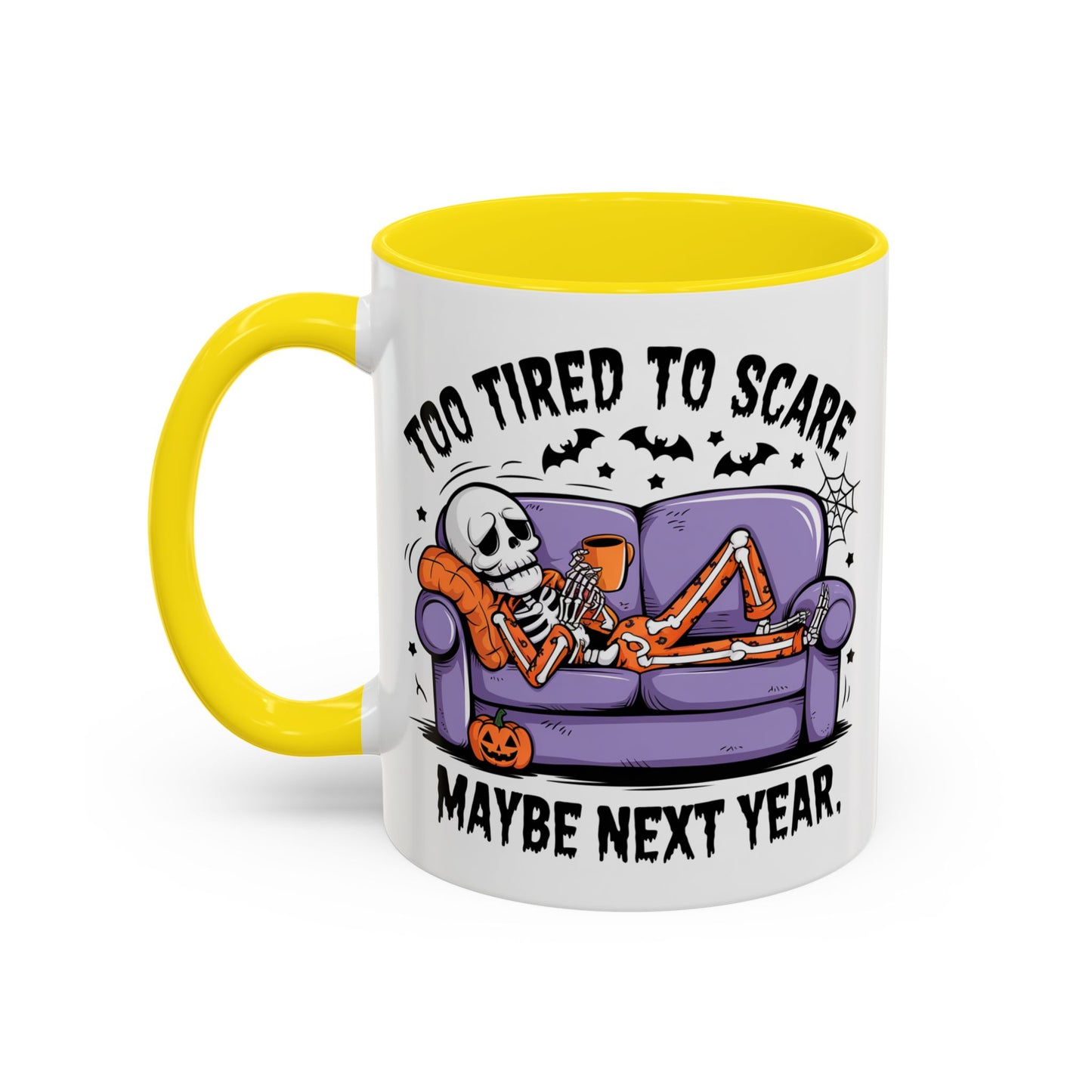 Halloween Mug - Too Tired To Scare