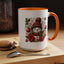 Christmas Mug - Red and Green Snowman