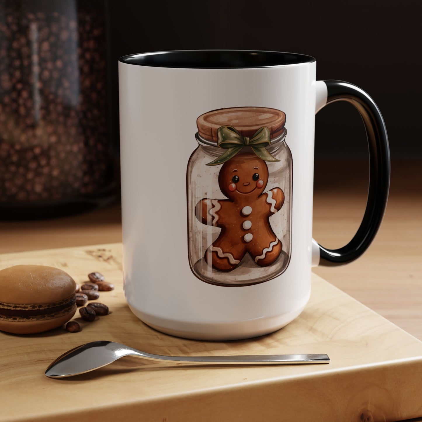 Christmas Mug - Gingerbread Man Jar
