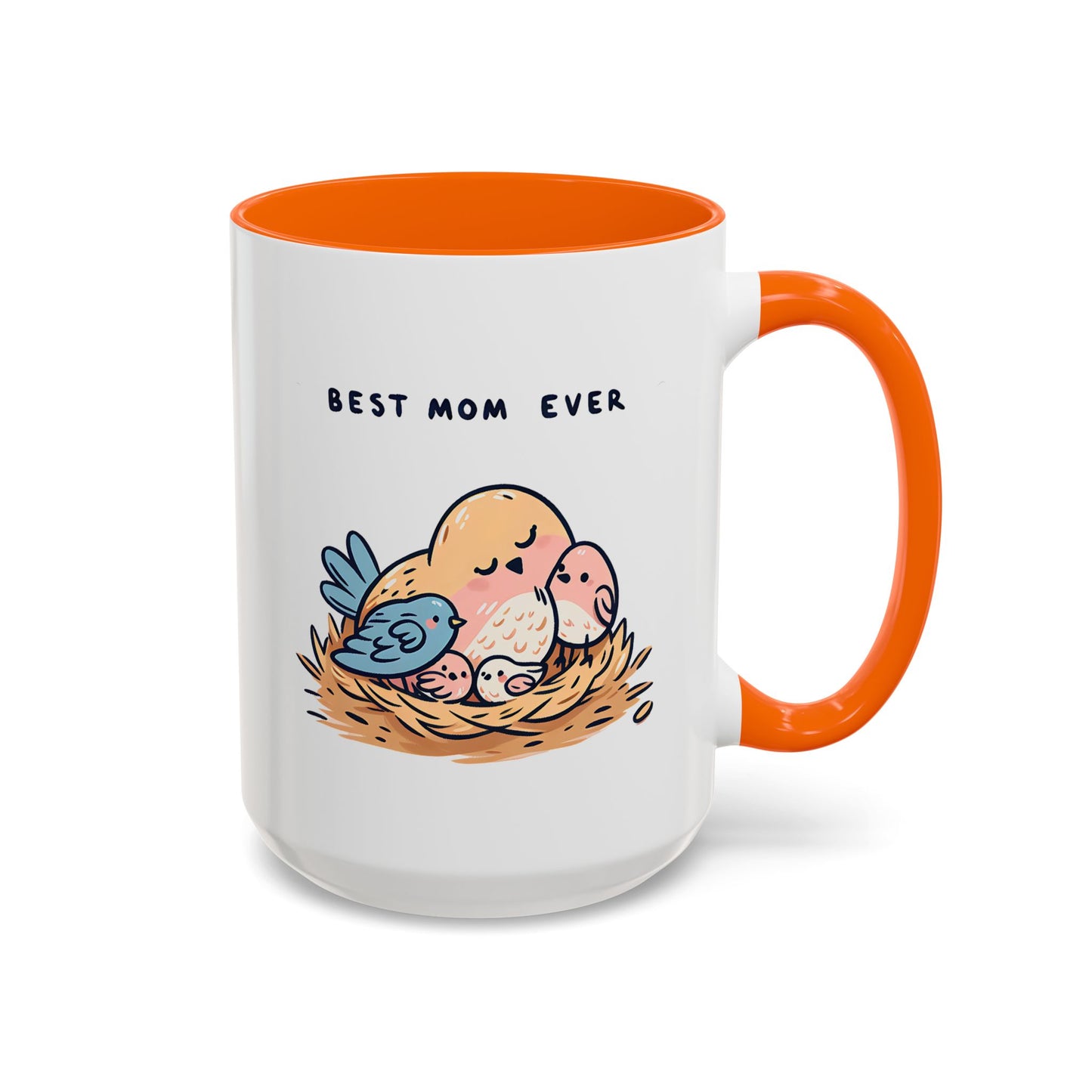 Mother's Day Mug - Best Mom Ever Birds