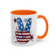 4th of July Mug - America Peace Sign