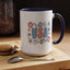 4th of July Mug - USA Preppy Floral
