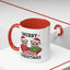 Christmas Mug - Merry Christmas Black Text Owls