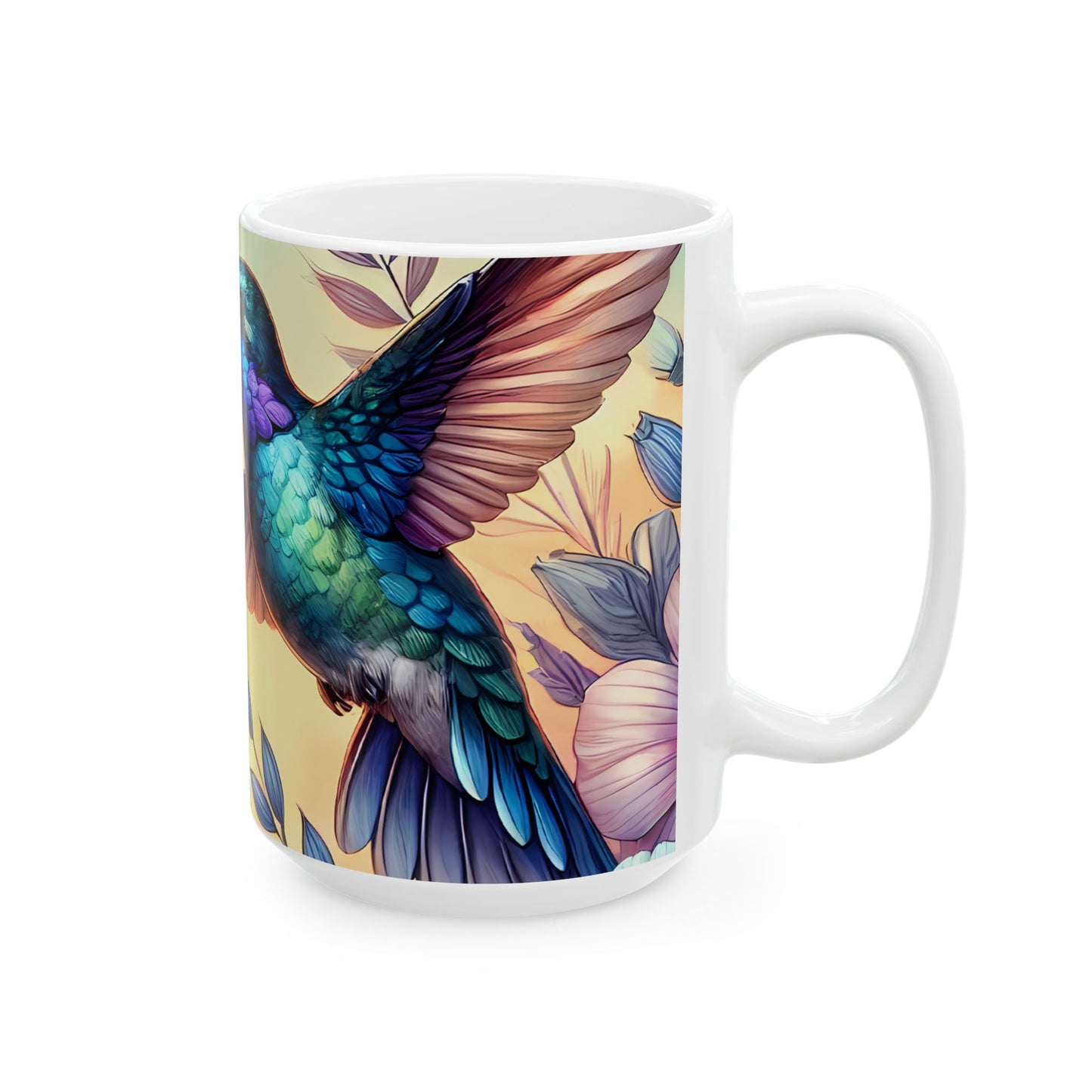 Artistic Mug - Colorful Hummingbird