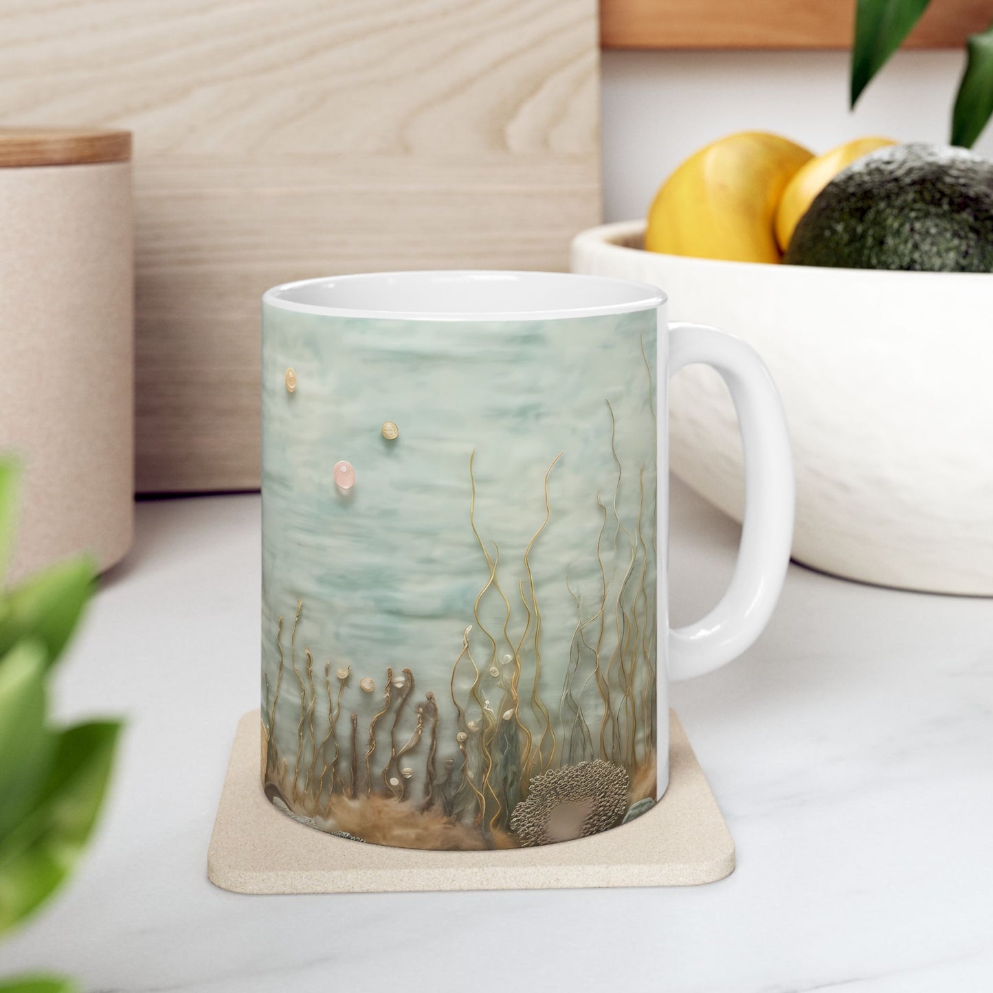 Artistic Mug - Felted Mermaid 2