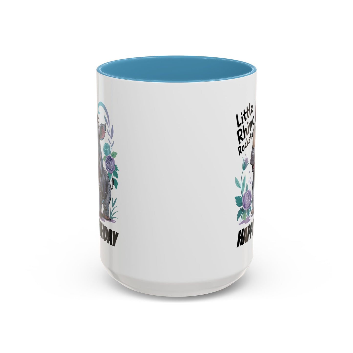 Birthday Mug - Happy Birthday Little Rhino Rockstar