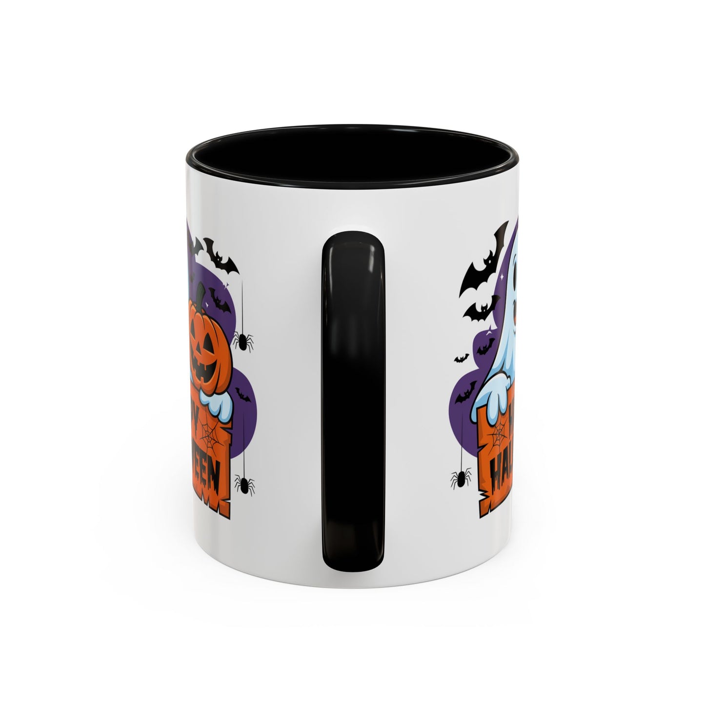Halloween Mug - Winking Ghost With Pumpkin