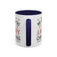 Christmas Mug - We Wish You a Merry Christmas Blue Green & Red Text