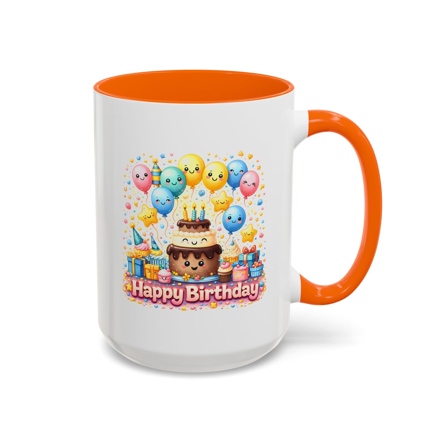 Birthday Mug - Cake and Balloons