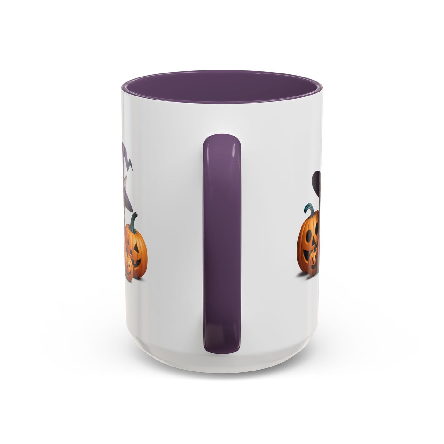 Halloween Mug - Witch Cat Hiding In Pumpkins