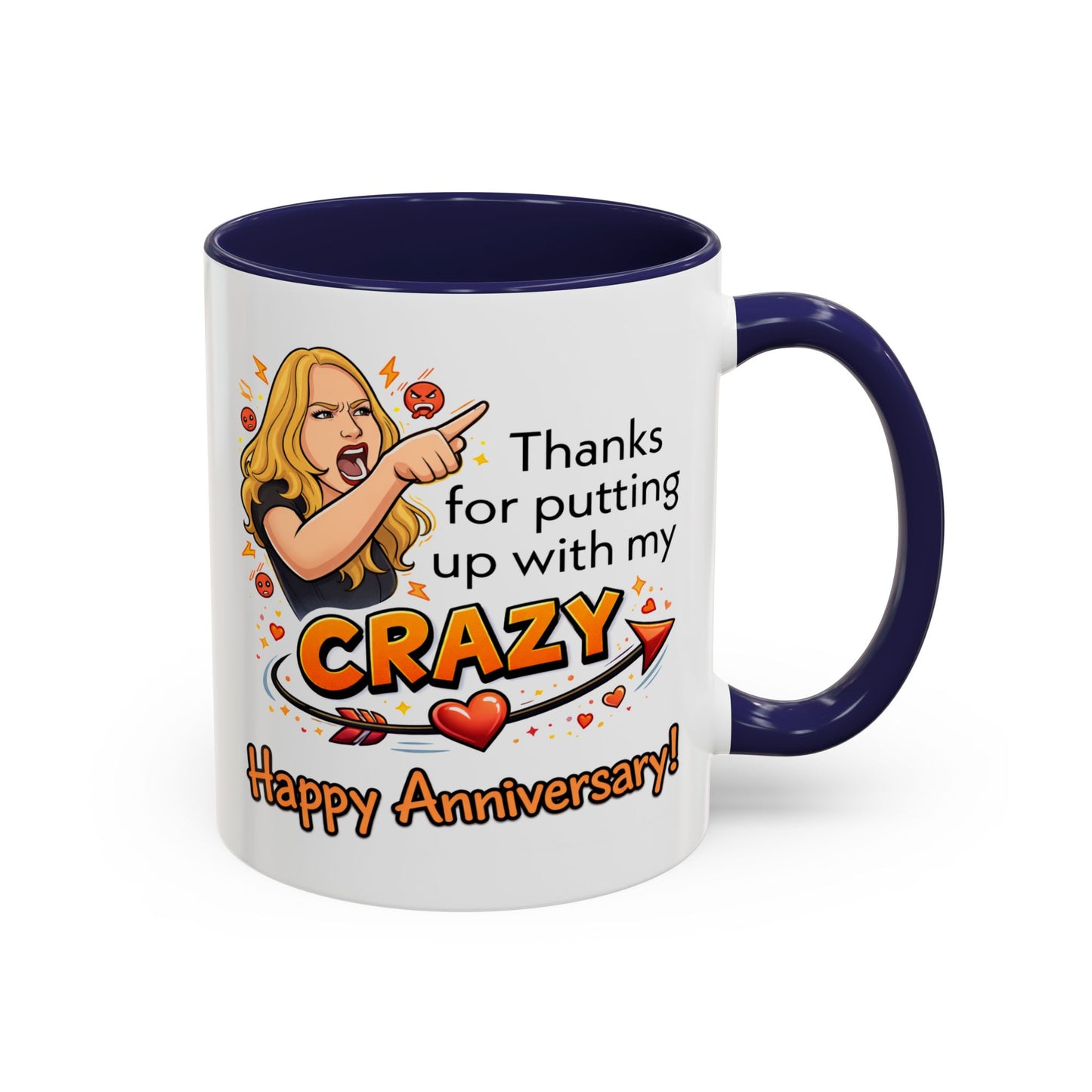 Anniversary Mug - Thanks For Putting Up