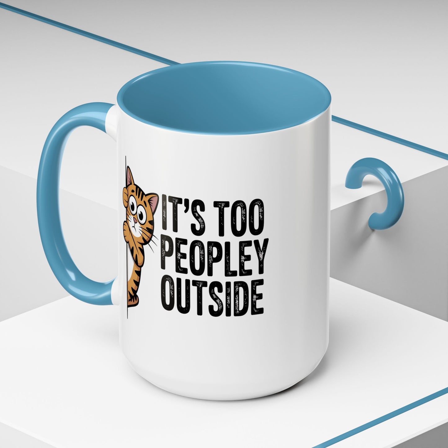 Animal Mug - It's Too Peopley Outside