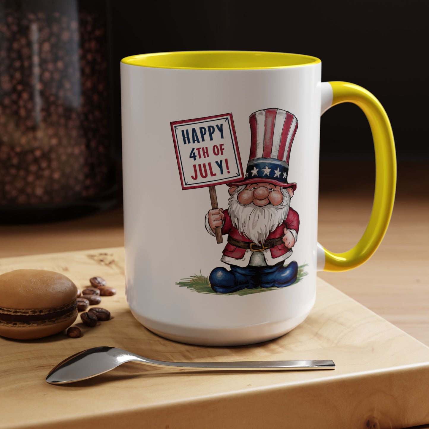 4th of July Mug - American Gnome 8