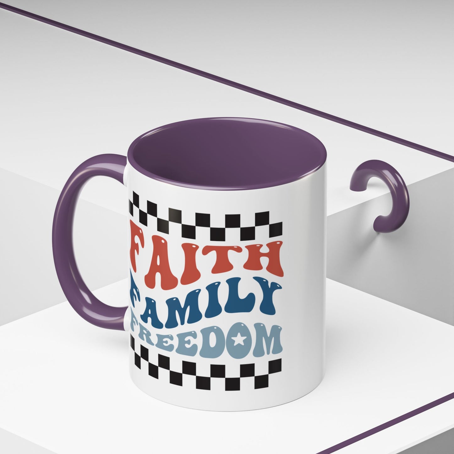 4th of July Mug - Faith Family Freedom