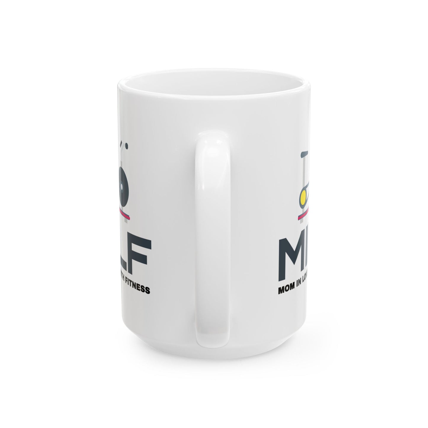 Adult Mug - Mom in Love with Fitness