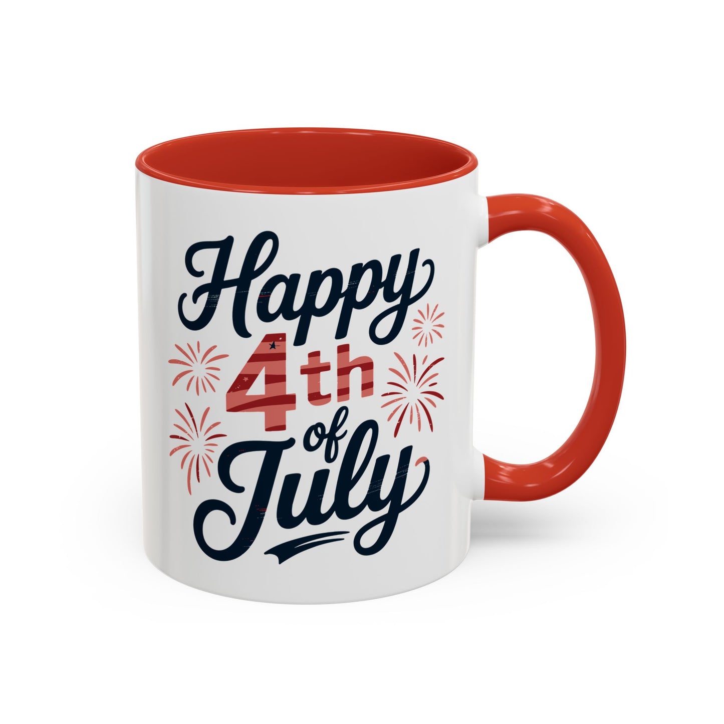 4th of July Mug - Happy 4th of July Fireworks