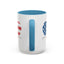 4th of July Mug - God Bless America Flag Heart