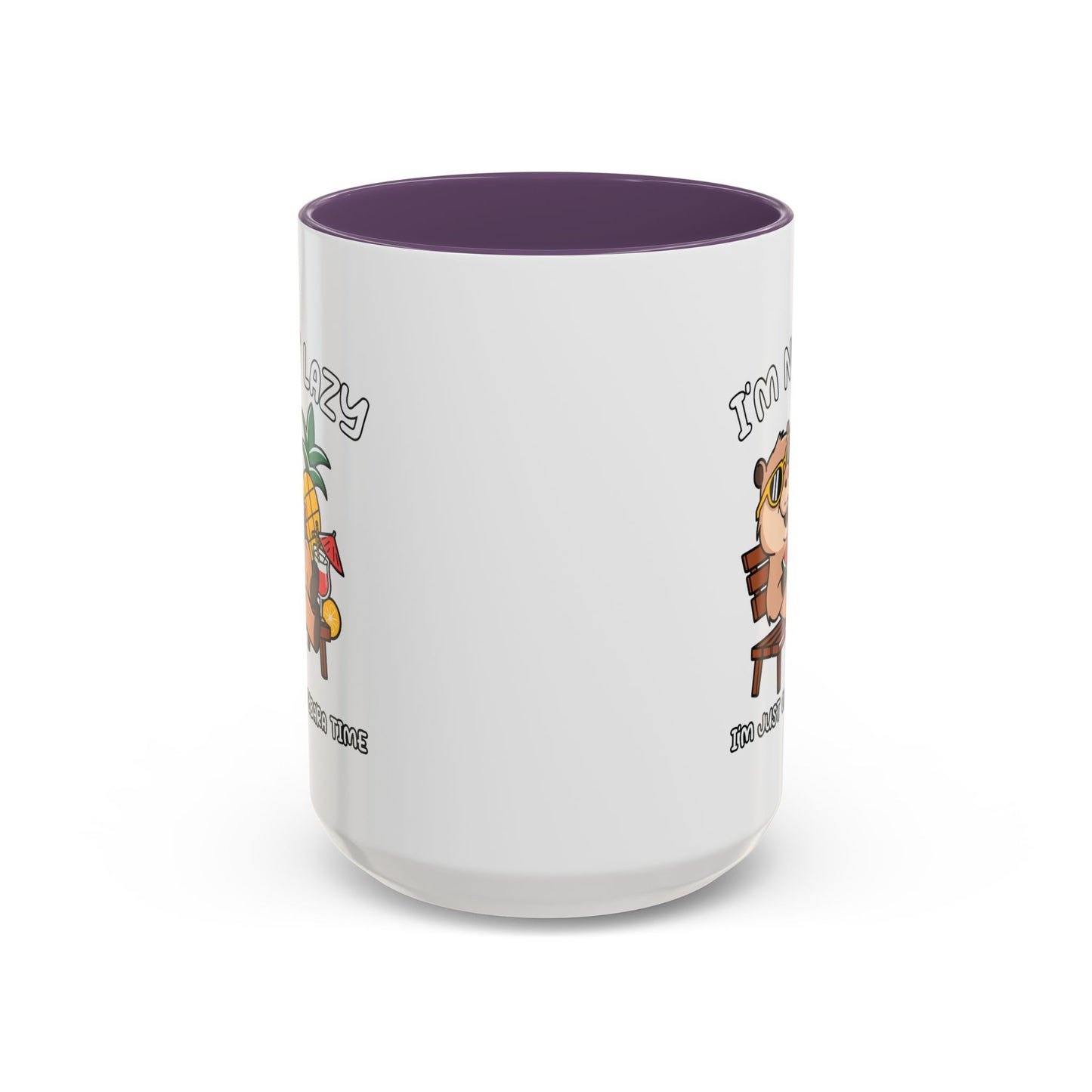 Humor Mug - I'm Not Lazy Capybara