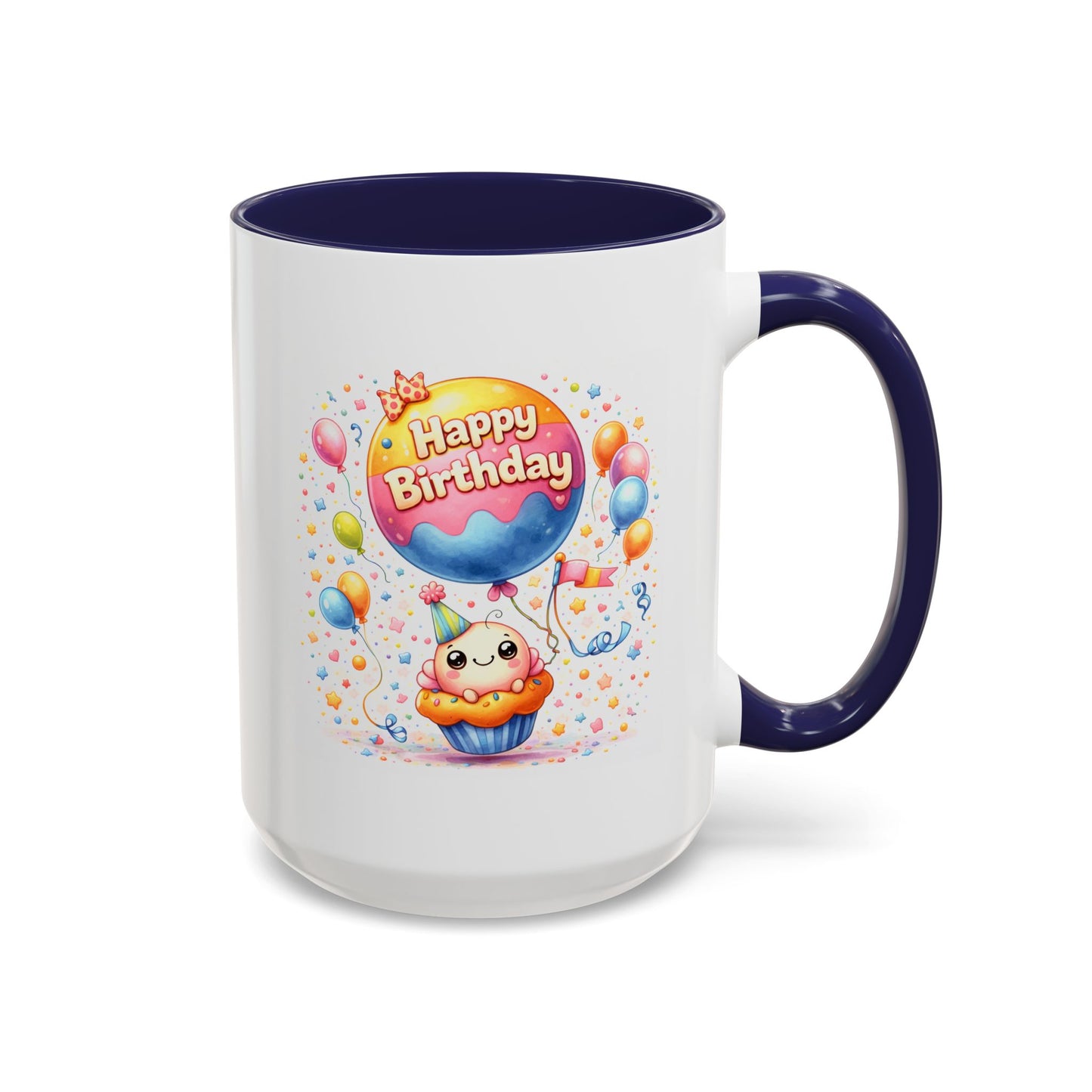 Birthday Mug - Cupcake Balloon