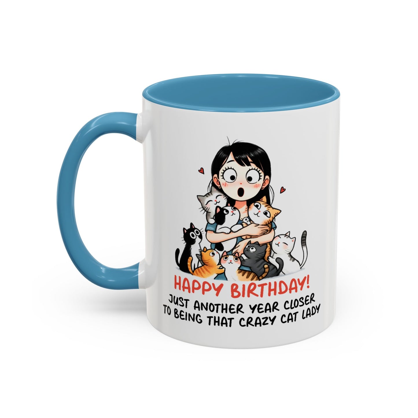 Birthday Mug - Crazy Cat Lady