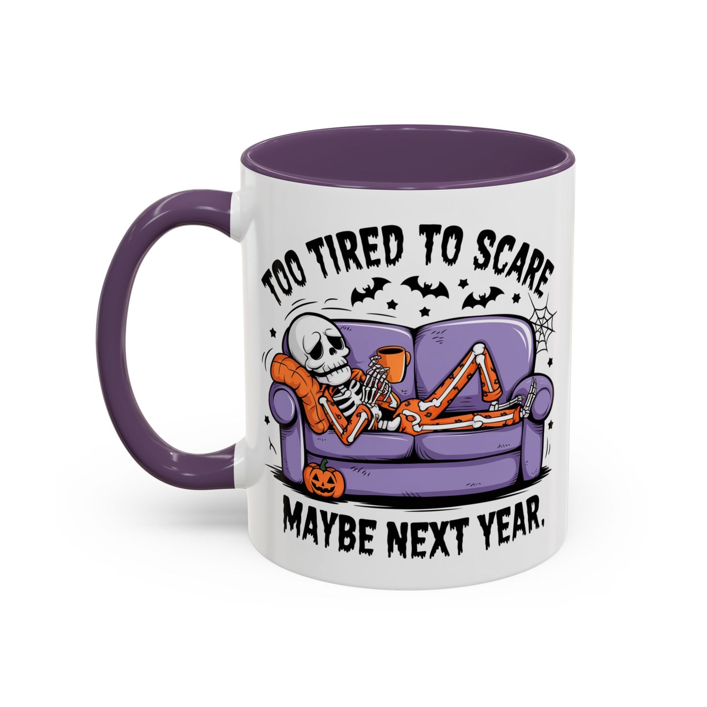 Halloween Mug - Too Tired To Scare